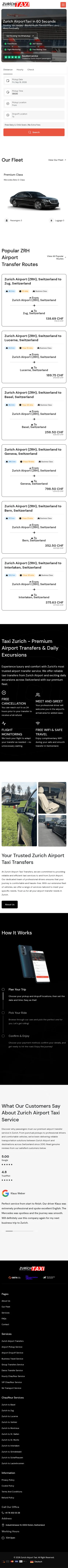 Zurich Airport Taxi